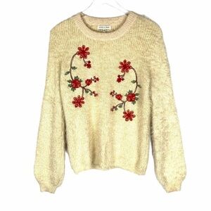 CHUNKY EMBROIDERED SWEATER